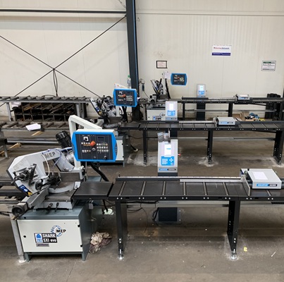 AS30S Measuring length system and roller conveyor