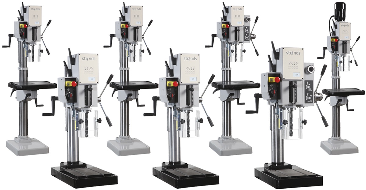 Pedestal Drill by Strands for Sheet Metal and Steel Fabrication
