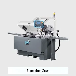 Aluminium saws for steel fabrication machinery workshops