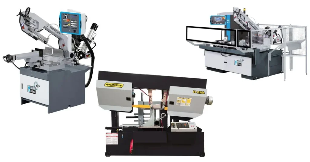 Band Saw for Metal blog image of 3 metal band saws for sale