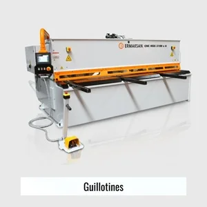 Tafe machinery including metal guillotines