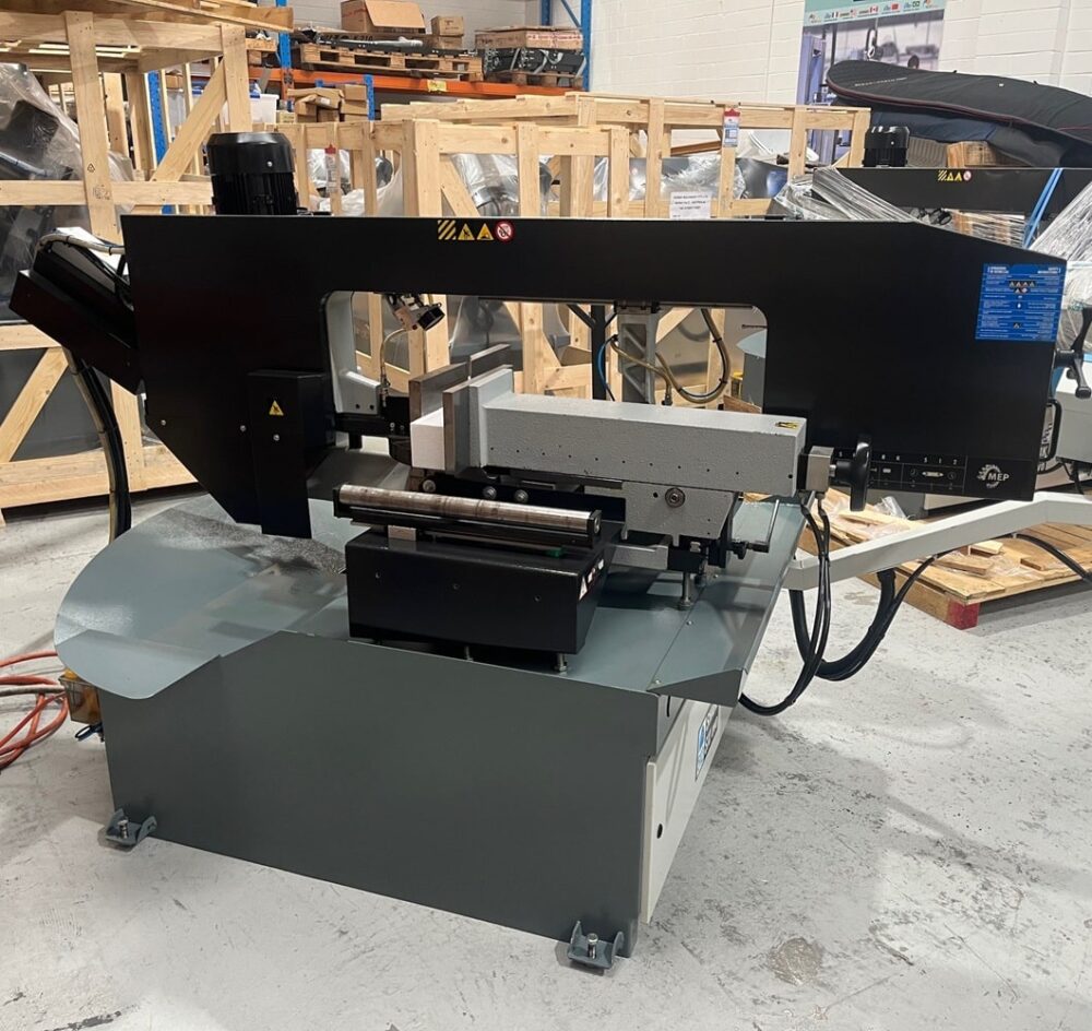 Used Bandsaw - Shark 512SXI by MEP for metal work and steel fabrication