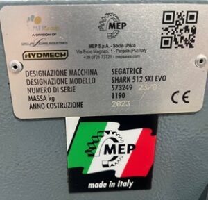 MEP SHARK 512SXI Used Bandsaw