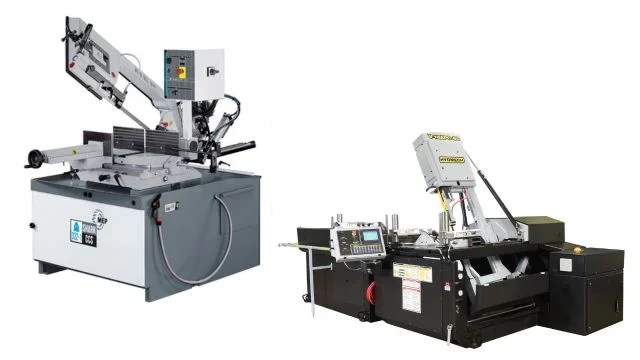 Horizontal band saw vs vertical metal bandsaw